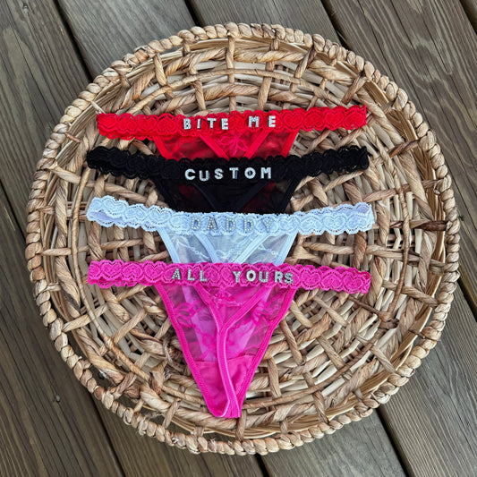 Personalized Thongs